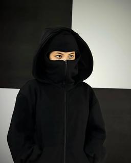 blacklava Full Zip-Up Hoodie