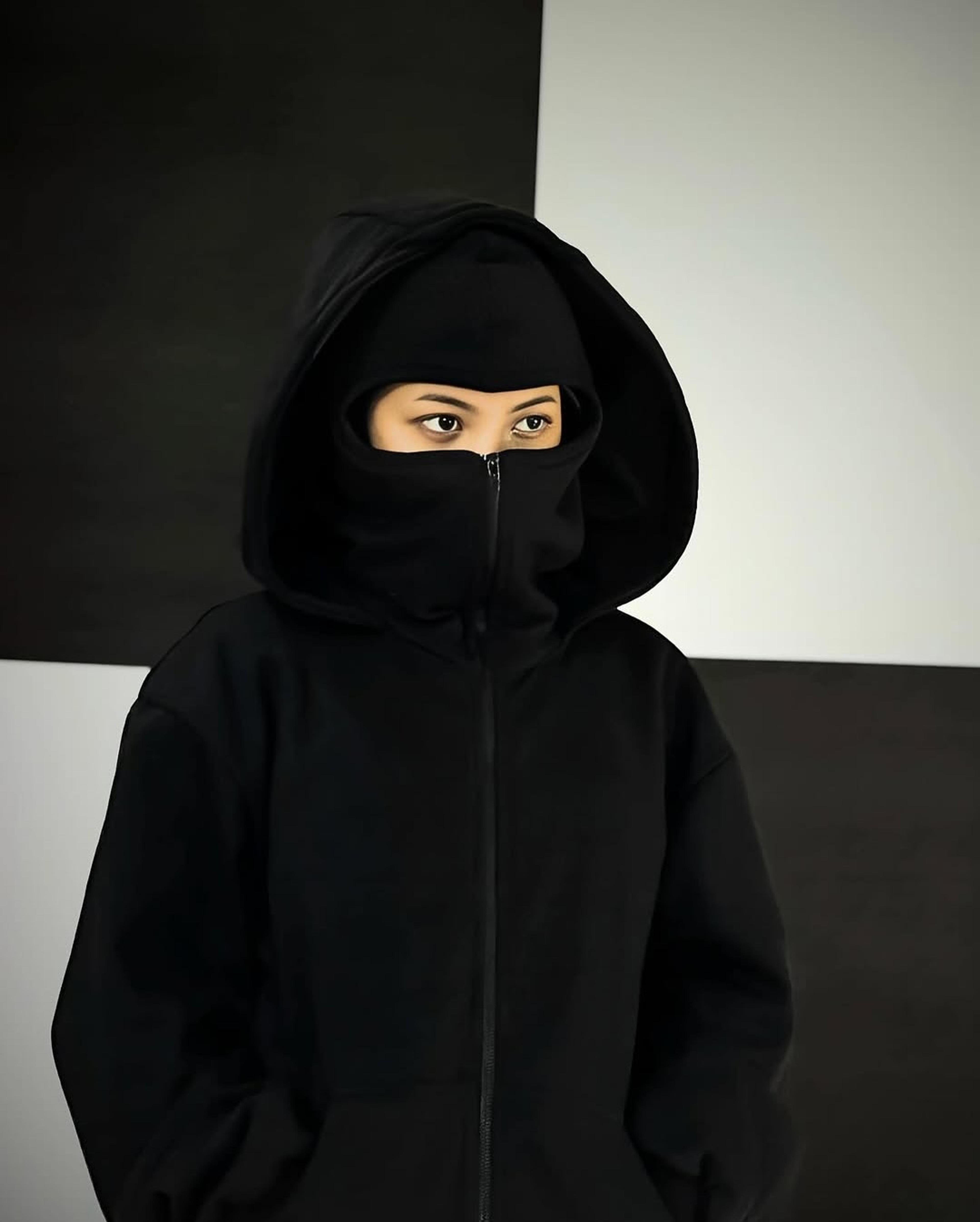 blacklava Full Zip-Up Hoodie